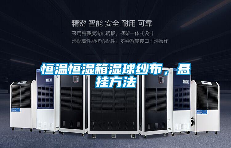恒溫恒濕箱濕球紗布，懸掛方法