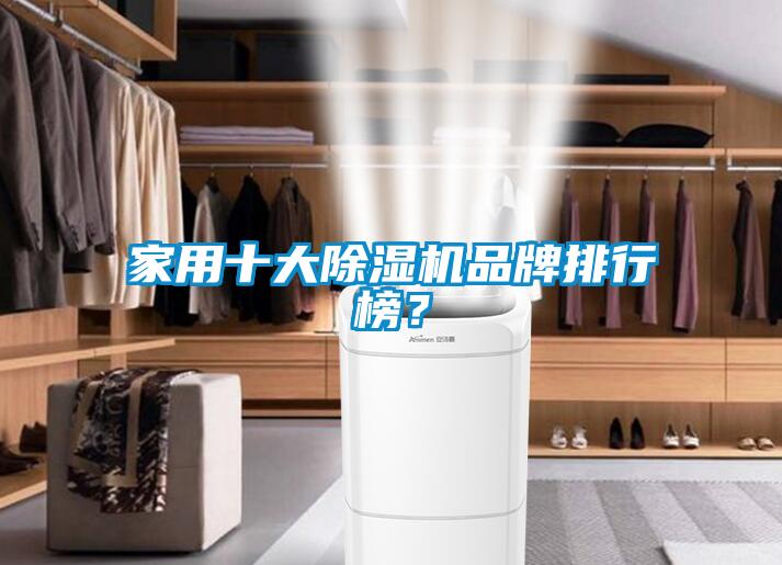 家用十大除濕機品牌排行榜？