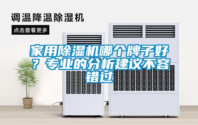 家用除濕機(jī)哪個(gè)牌子好？專(zhuān)業(yè)的分析建議不容錯(cuò)過(guò)