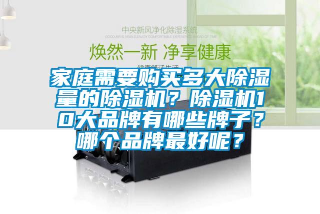 家庭需要購買多大除濕量的除濕機？除濕機10大品牌有哪些牌子？哪個品牌最好呢？