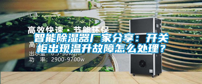 智能除濕器廠家分享：開關(guān)柜出現(xiàn)溫升故障怎么處理？