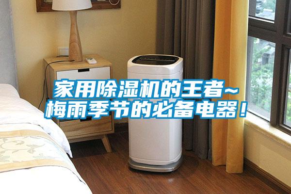 家用除濕機的王者~梅雨季節(jié)的必備電器！