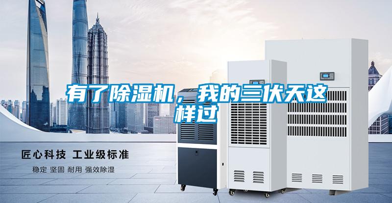 有了除濕機，我的三伏天這樣過