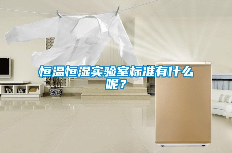 恒溫恒濕實驗室標(biāo)準(zhǔn)有什么呢？