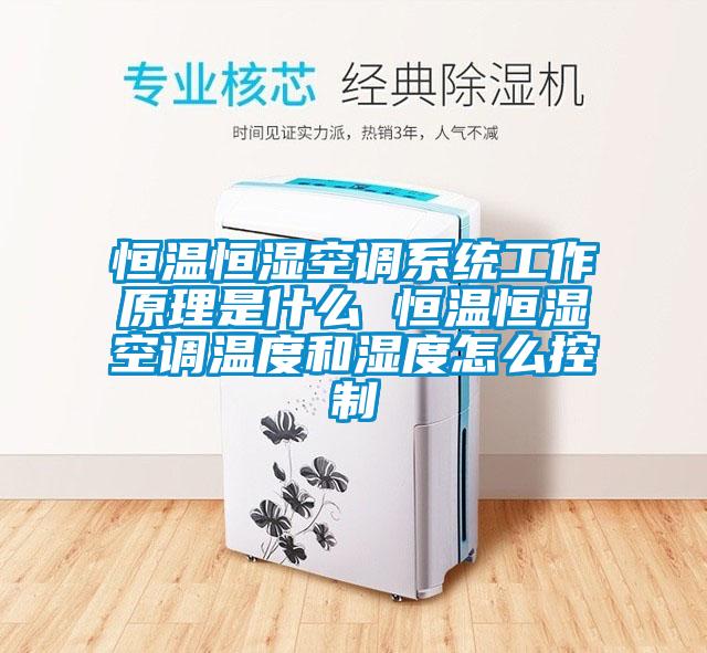 恒溫恒濕空調系統(tǒng)工作原理是什么 恒溫恒濕空調溫度和濕度怎么控制