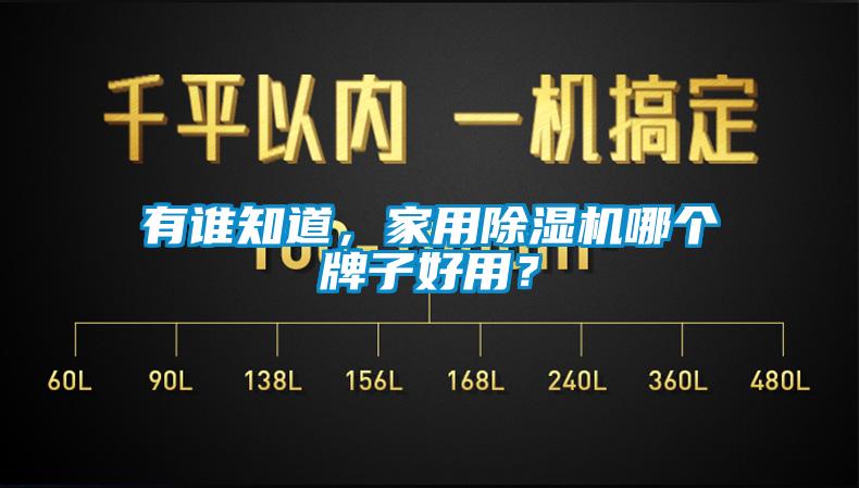 有誰(shuí)知道，家用除濕機(jī)哪個(gè)牌子好用？