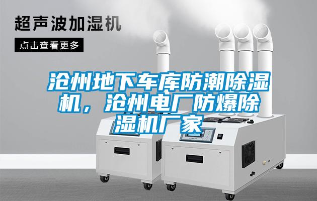 滄州地下車庫防潮除濕機，滄州電廠防爆除濕機廠家