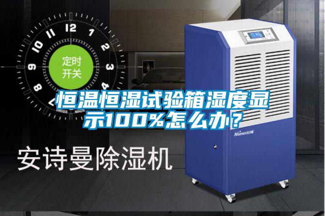 恒溫恒濕試驗箱濕度顯示100%怎么辦？
