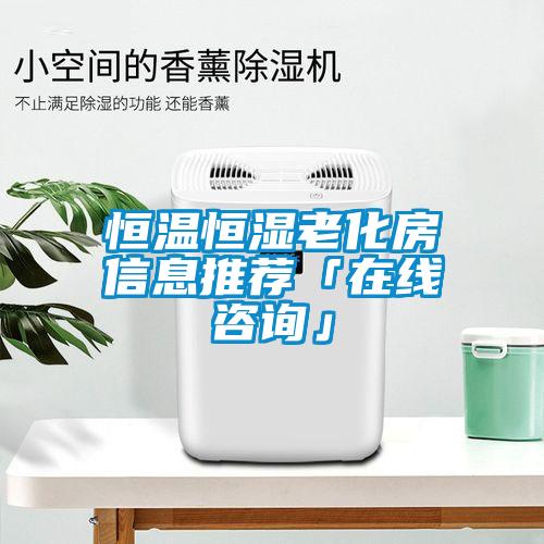 恒溫恒濕老化房信息推薦「在線(xiàn)咨詢(xún)」