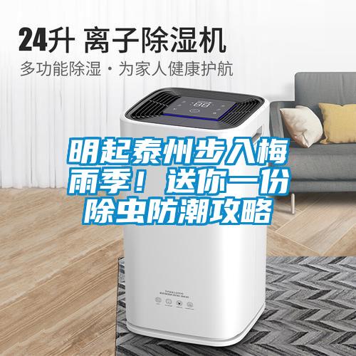 明起泰州步入梅雨季！送你一份除蟲防潮攻略