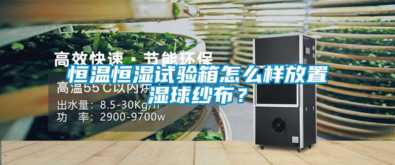 恒溫恒濕試驗(yàn)箱怎么樣放置濕球紗布？