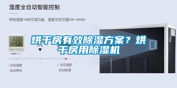烘干房有效除濕方案？烘干房用除濕機