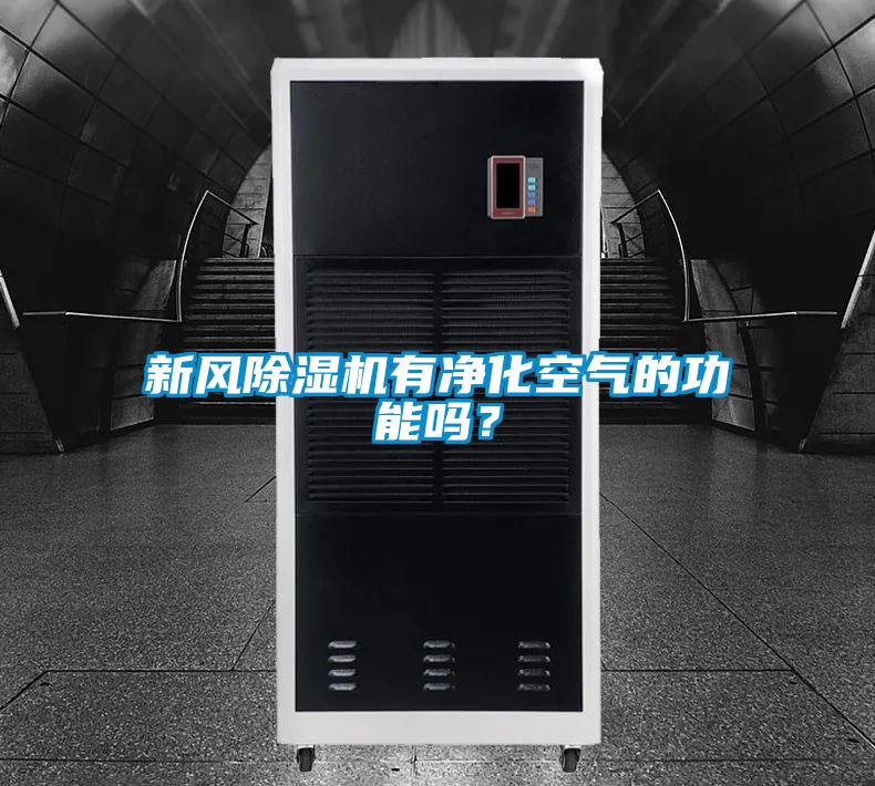 新風除濕機有凈化空氣的功能嗎？