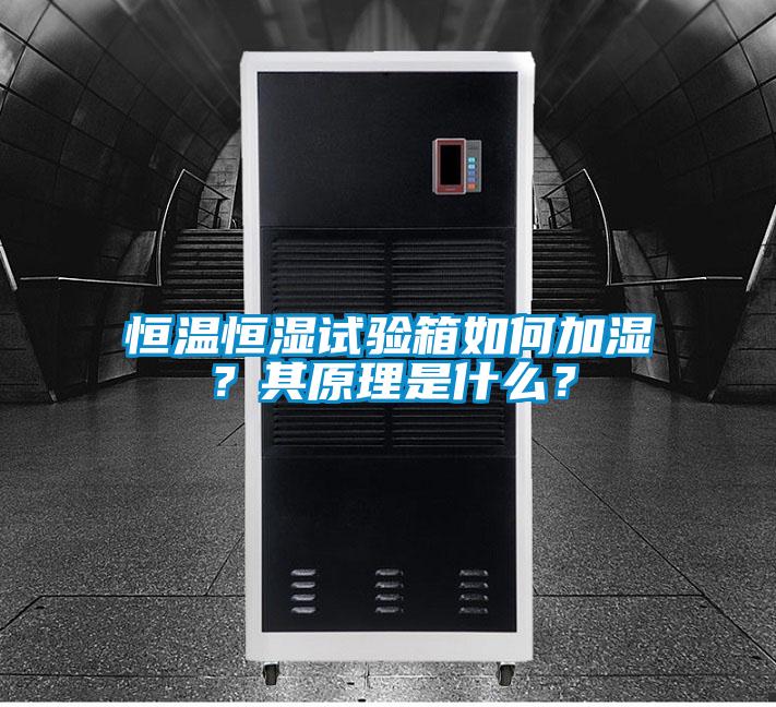 恒溫恒濕試驗(yàn)箱如何加濕？其原理是什么？