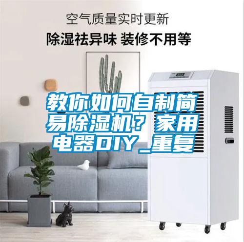 教你如何自制簡易除濕機？家用電器DIY_重復