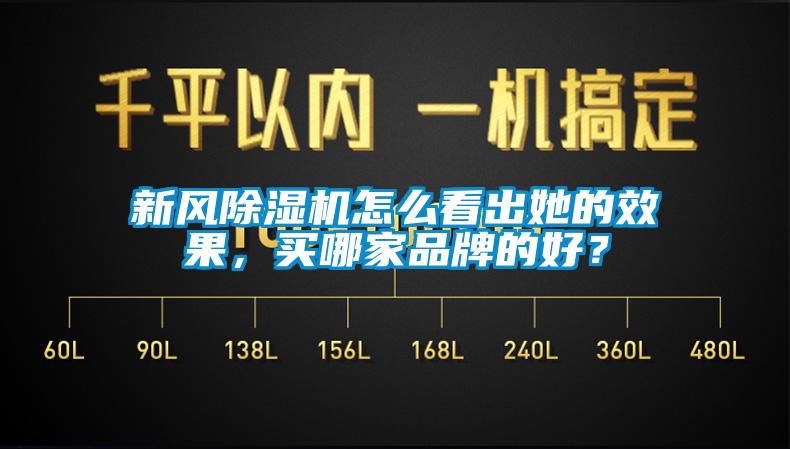 新風除濕機怎么看出她的效果，買哪家品牌的好？