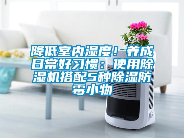 降低室內(nèi)濕度！養(yǎng)成日常好習慣：使用除濕機搭配5種除濕防霉小物