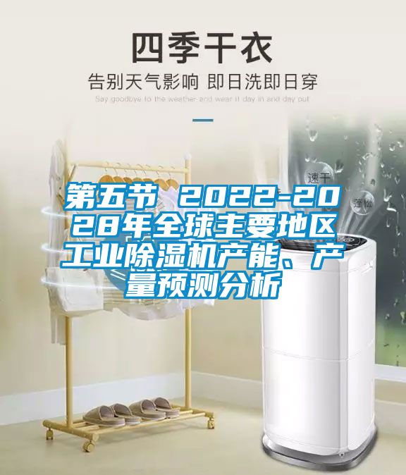 第五節(jié) 2022-2028年全球主要地區(qū)工業(yè)除濕機產(chǎn)能、產(chǎn)量預測分析