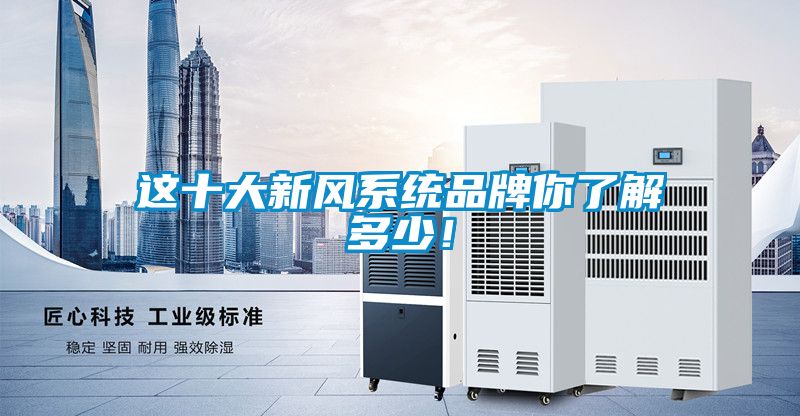 這十大新風(fēng)系統(tǒng)品牌你了解多少！