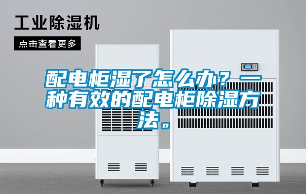 配電柜濕了怎么辦？一種有效的配電柜除濕方法。