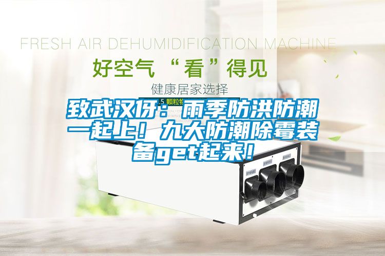 致武漢伢：雨季防洪防潮一起上！九大防潮除霉裝備get起來(lái)！