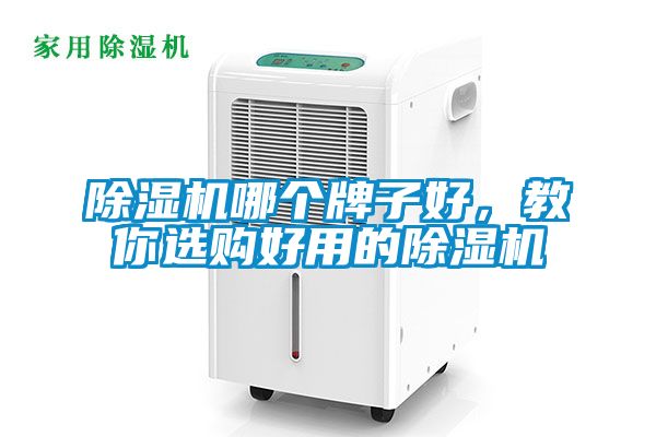除濕機哪個牌子好，教你選購好用的除濕機