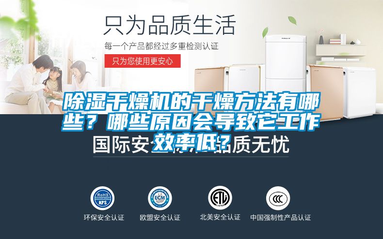 除濕干燥機的干燥方法有哪些？哪些原因會導(dǎo)致它工作效率低？