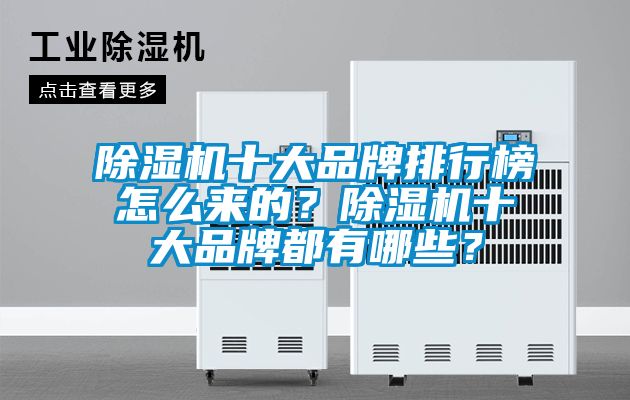 除濕機十大品牌排行榜怎么來的？除濕機十大品牌都有哪些？