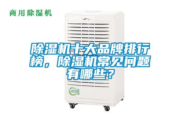 除濕機(jī)十大品牌排行榜，除濕機(jī)常見問題有哪些？