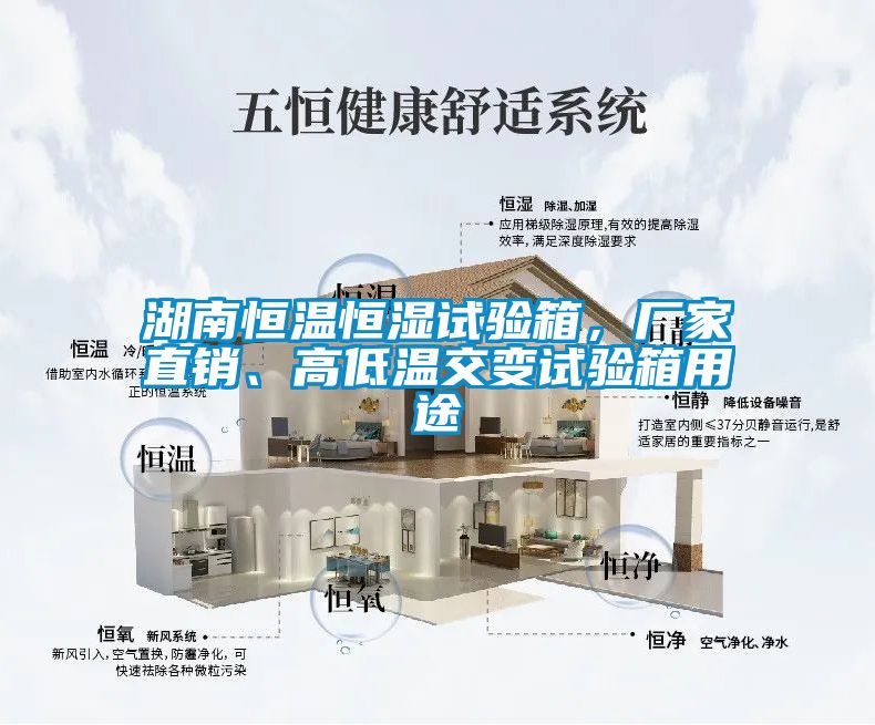 湖南恒溫恒濕試驗箱，廠家直銷、高低溫交變試驗箱用途