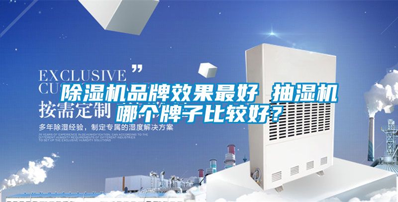 除濕機品牌效果最好 抽濕機哪個牌子比較好？