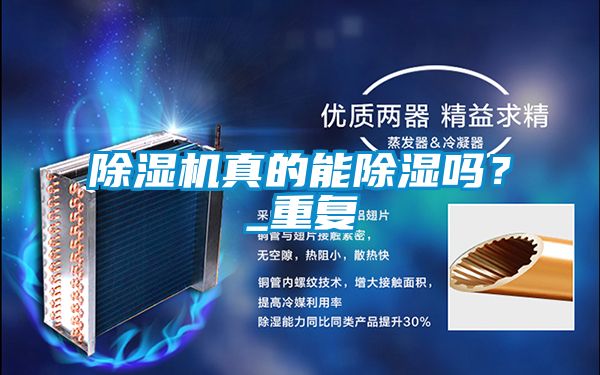 除濕機(jī)真的能除濕嗎？_重復(fù)