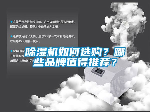 除濕機如何選購？哪些品牌值得推薦？