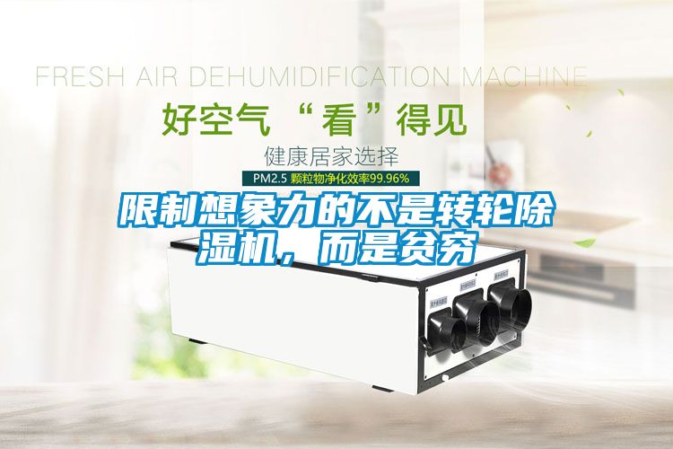 限制想象力的不是轉(zhuǎn)輪除濕機，而是貧窮