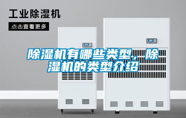 除濕機(jī)有哪些類型，除濕機(jī)的類型介紹