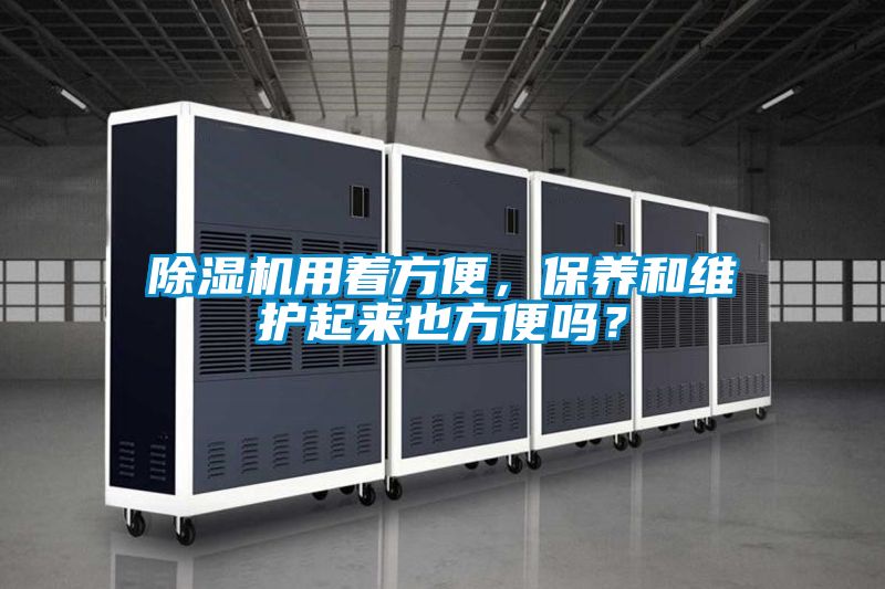 除濕機(jī)用著方便，保養(yǎng)和維護(hù)起來也方便嗎？