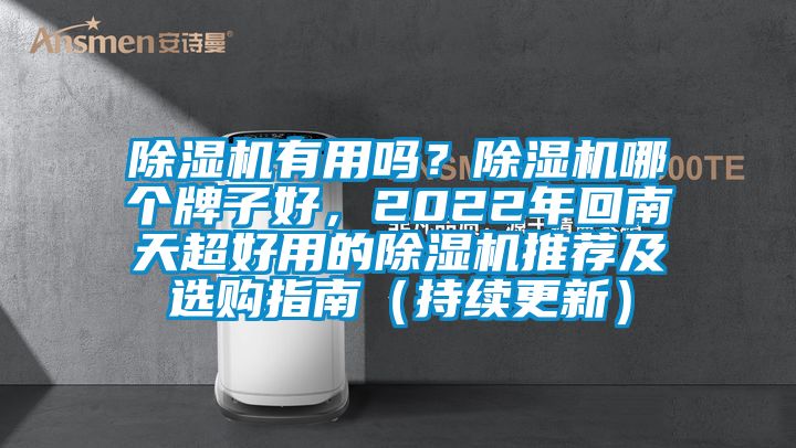 除濕機(jī)有用嗎？除濕機(jī)哪個牌子好，2022年回南天超好用的除濕機(jī)推薦及選購指南（持續(xù)更新）