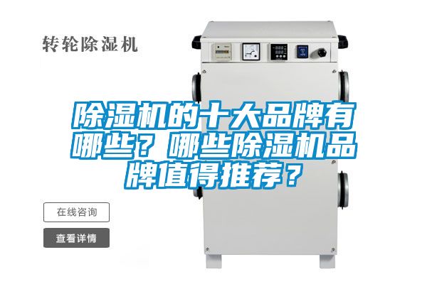 除濕機(jī)的十大品牌有哪些？哪些除濕機(jī)品牌值得推薦？
