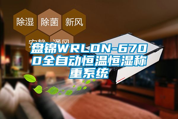 盤(pán)錦WRLDN-6700全自動(dòng)恒溫恒濕稱重系統(tǒng)