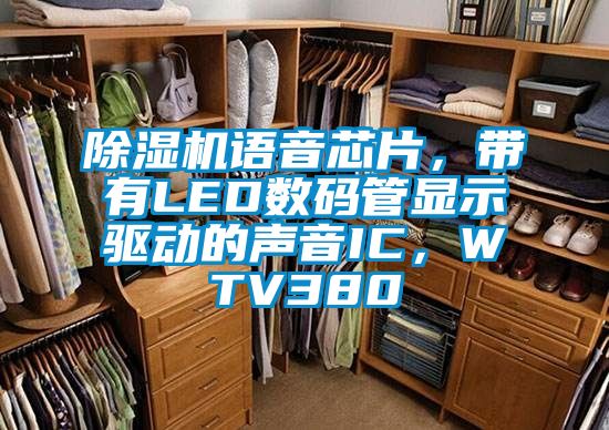 除濕機(jī)語音芯片，帶有LED數(shù)碼管顯示驅(qū)動(dòng)的聲音IC，WTV380