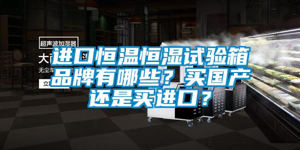 進口恒溫恒濕試驗箱品牌有哪些？買國產(chǎn)還是買進口？