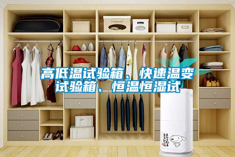 高低溫試驗箱、快速溫變試驗箱、恒溫恒濕試
